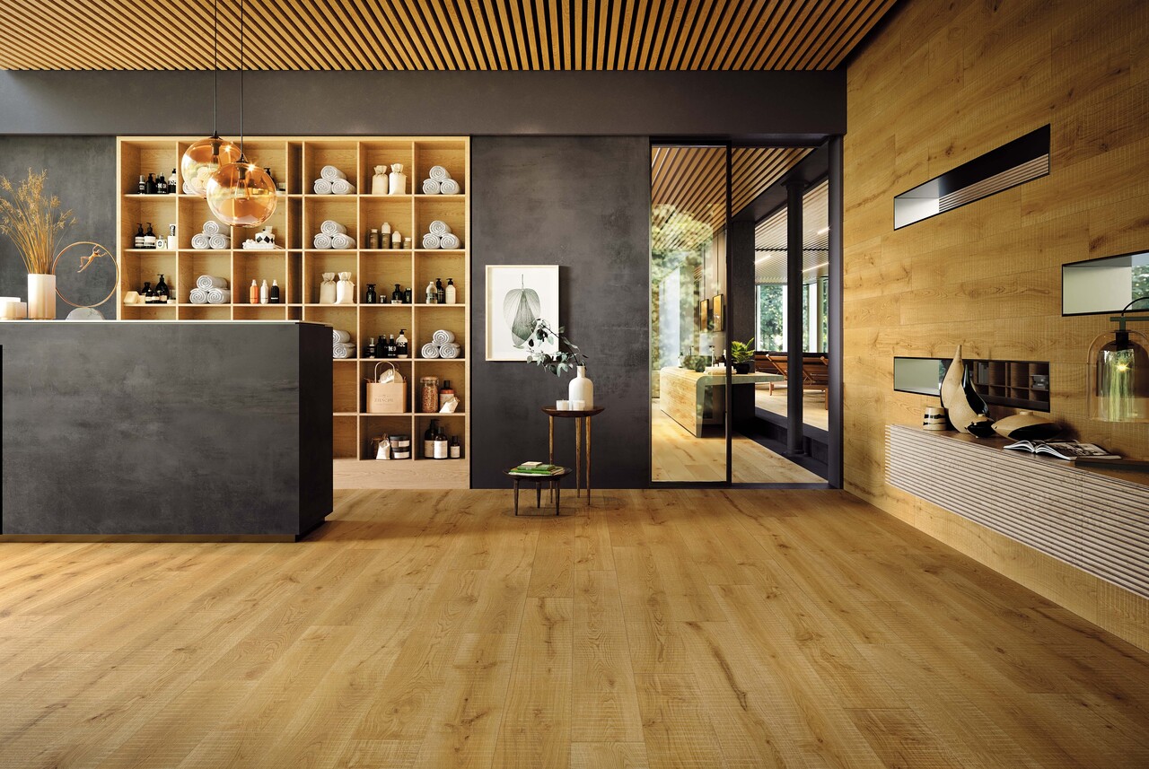 Une touche chaleureuse avec nos carrelages imitation bois